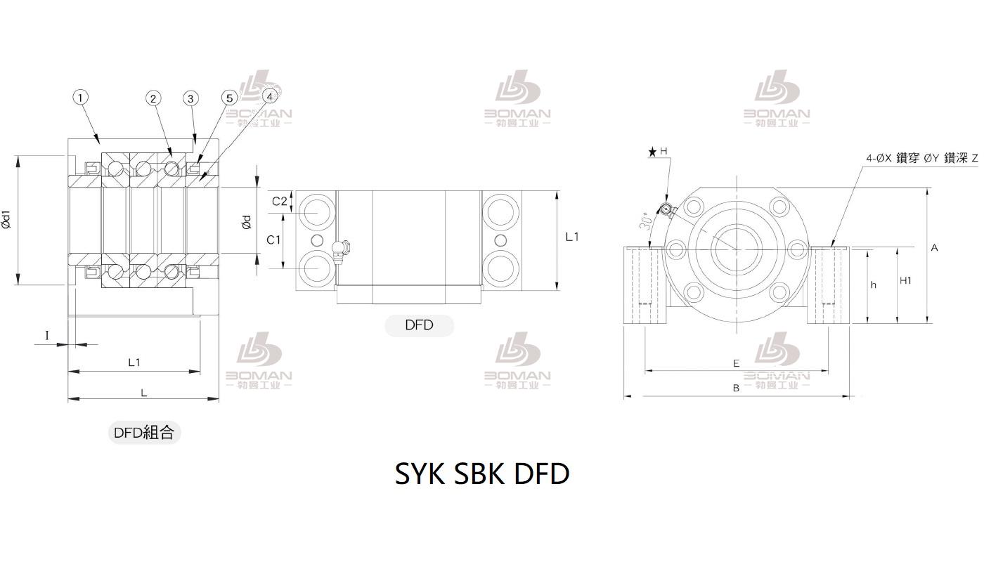 SYK SYK支撑单元 syk品牌丝杆支撑座生产厂家